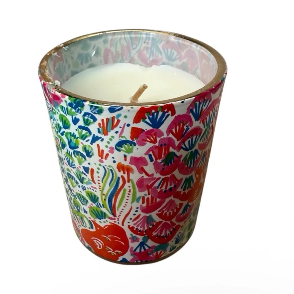 Lilly Pulitzer “Lilly’s Jungle” 3 Piece Soy Votive Candle Set NEW IN BOX